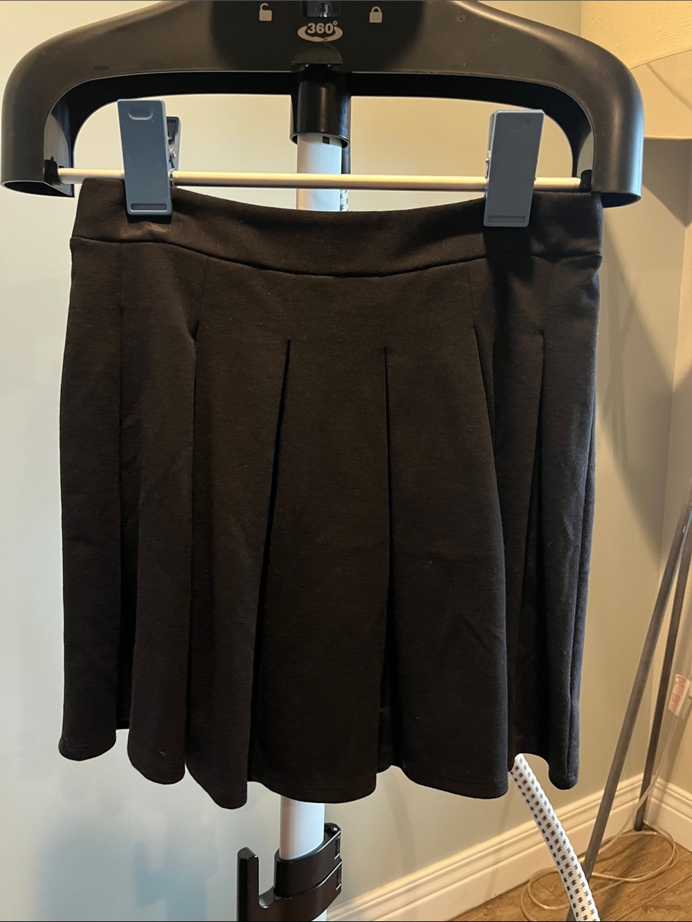 American Eagle Outfitters Black Pleated Mini Skirt